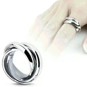 COPY - NEW*** Triple Band Stainless Ring